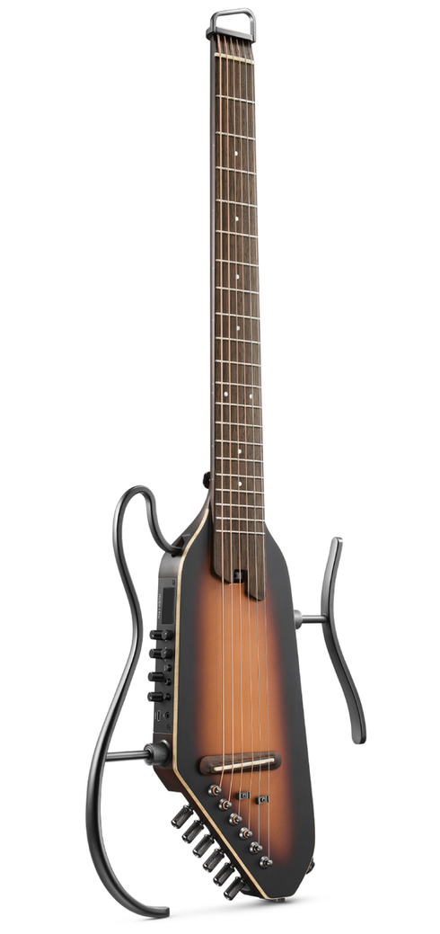 DONNER HUSH-I Pro Silent Reisegitarre sunburst